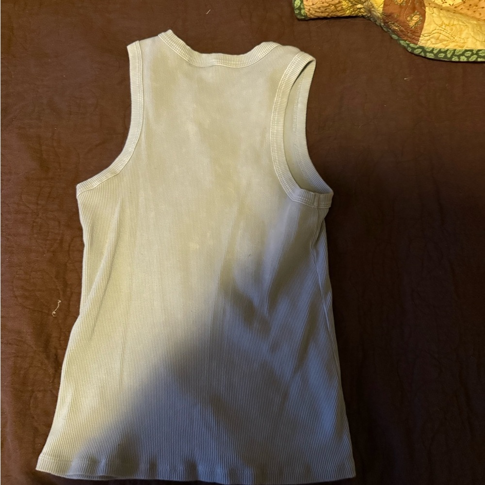 H&M Light Gray Ribbed Top - Picture 2 of 3